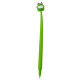 Cutiemals kikker fijnschrijver pen - zwart