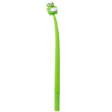Cutiemals kikker fijnschrijver pen - zwart