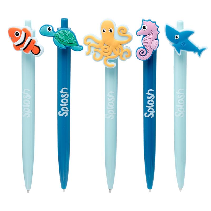 Splosh surprise zeeleven pvc pen - zwart