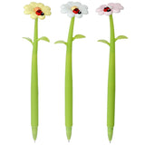 Botanische tuin lieveheersbeestje bloem fijnschrijver pen - zwart
