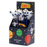 Astronaut fijnschrijver pen - zwart