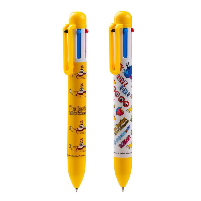 The beatles yellow submarine meerkleurige pen (6 kleuren)