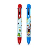 Ridders draken meerkleurige pen (6 kleuren)