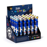 Space team meerkleurige pen (8 kleuren)