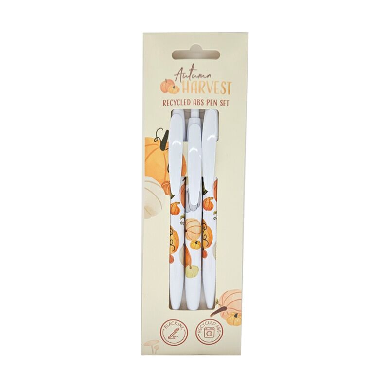 Autumn harvest gerecycled abs (rabs) 3-delige pennenset