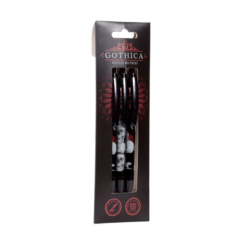 Gothica gerecycled abs (rabs) 3-delige pennenset