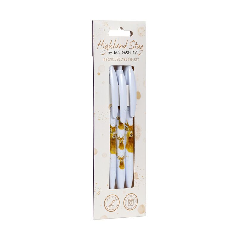 Jan pashley wild hert gerecycled abs (rabs) 3-delige pennenset