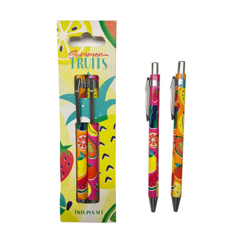 Zomer fruit duo pennenset zwart