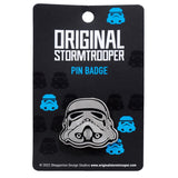 The original stormtrooper helm emaille button badge