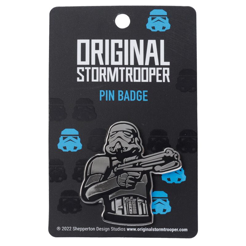 The original stormtrooper emaille button badge
