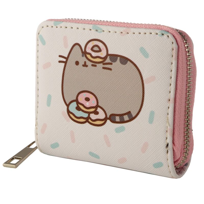 Pusheen foodie kat rondrits portemonnee - klein