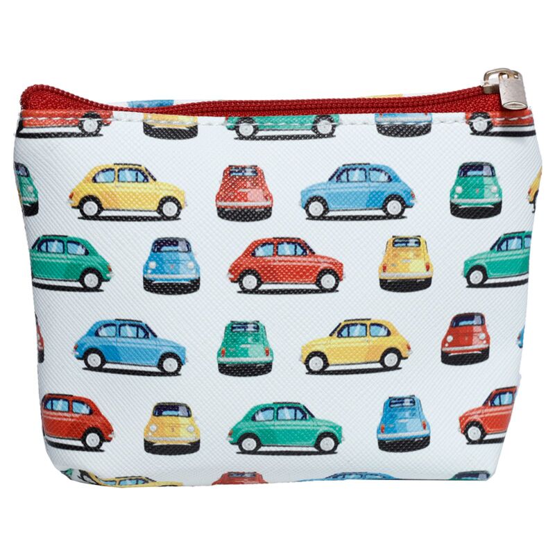 Retro fiat 500 pvc portemonnee