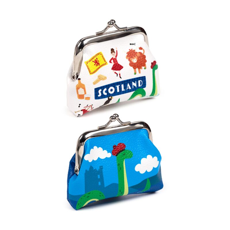Schotland souvenir portemonnee met knip