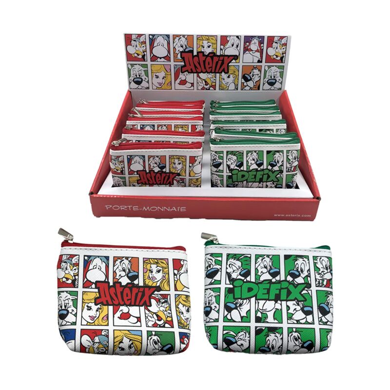 Asterix portretten pvc portemonnee
