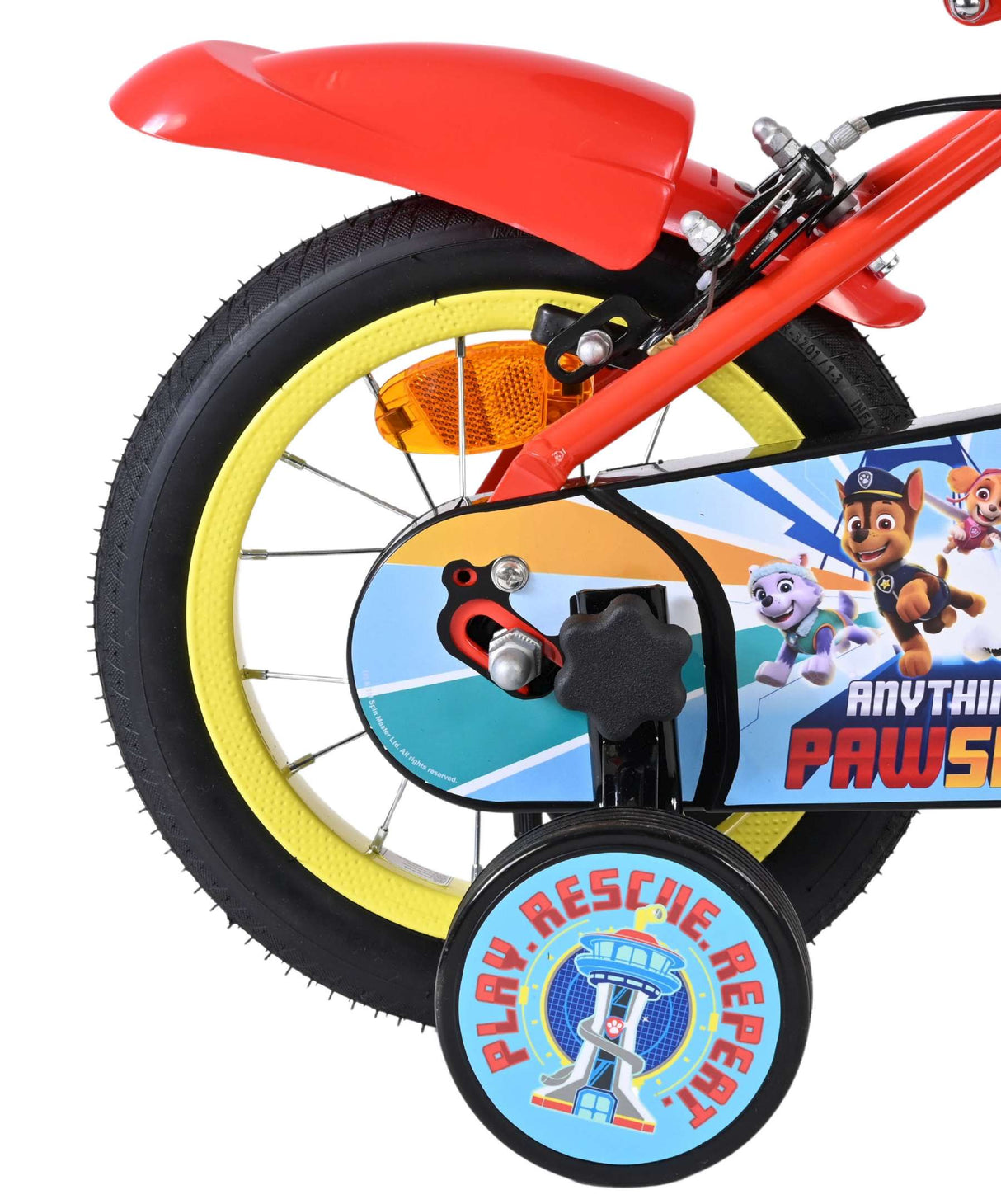 Paw Patrol kinderfiets - jongens - 12 inch - twee handremmen