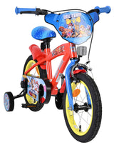 Paw patrol kinderfahrrad - jungen - 14 zoll - rot blau
