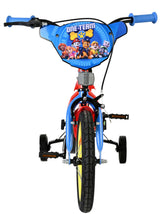 Paw patrol kinderfahrrad - jungen - 14 zoll - rot blau