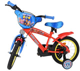 Paw patrol kinderfahrrad - jungen - 14 zoll - rot blau