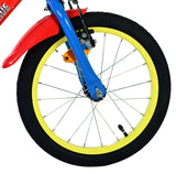 Paw patrol kinderfahrrad - jungen - 16 zoll - rot - zwei handbremsen