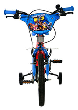 Paw patrol kinderfahrrad - jungen - 16 zoll - rot - zwei handbremsen