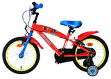 Paw patrol kinderfahrrad - jungen - 16 zoll - rot - zwei handbremsen