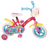 Peppa Pig Kinderfiets - Meisjes - 10 inch - Roze Blauw - Doortrapper