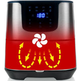Princess 182060 Digital Aerofryer Deluxe XXL