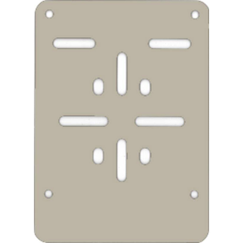 Kentekenplaat-houder 140x100 alu fiets grijs