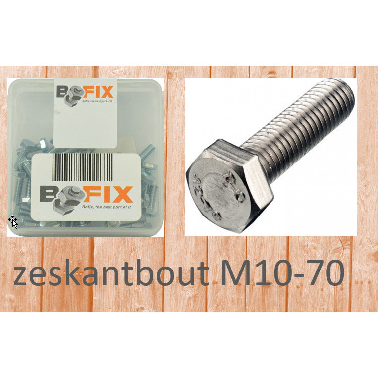 Bofix zeskantbout m10-70 (6st)