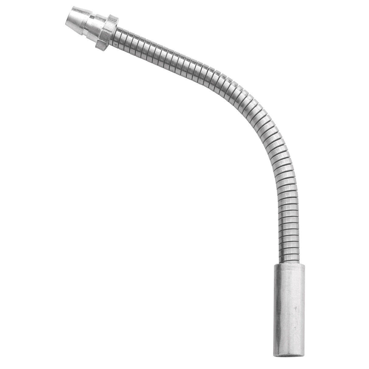 V-brake kabelpijpje Flexibel RVS met rubber (1