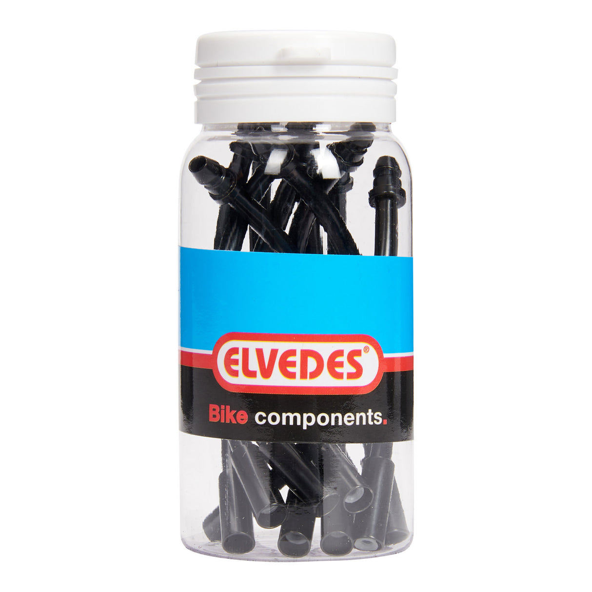 Elvedes v-brake kabelbocht 90 5mm RVS zwart (10x) elv2018061