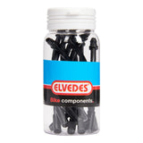 Elvedes v-brake kabelbocht 90 5mm RVS zwart (10x) elv2018061