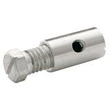 Pot elvedes schroefnippels 8x15mm messing (p25)