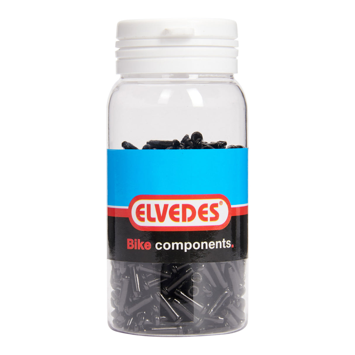 Elvedes antirafeldopjes 2,3mm zwart (500x) alum. elv2012013