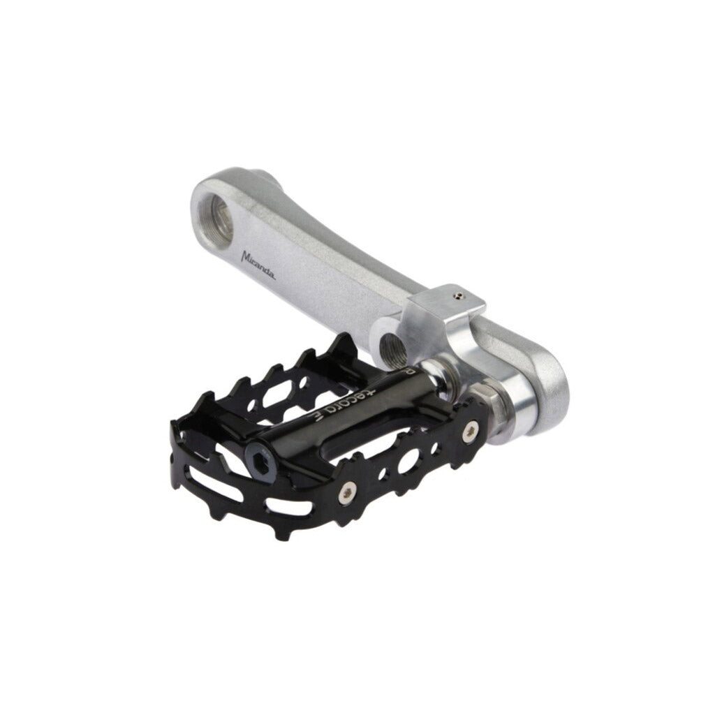 Mirage crankverkorters met rvs bouten aluminium t6 zilver