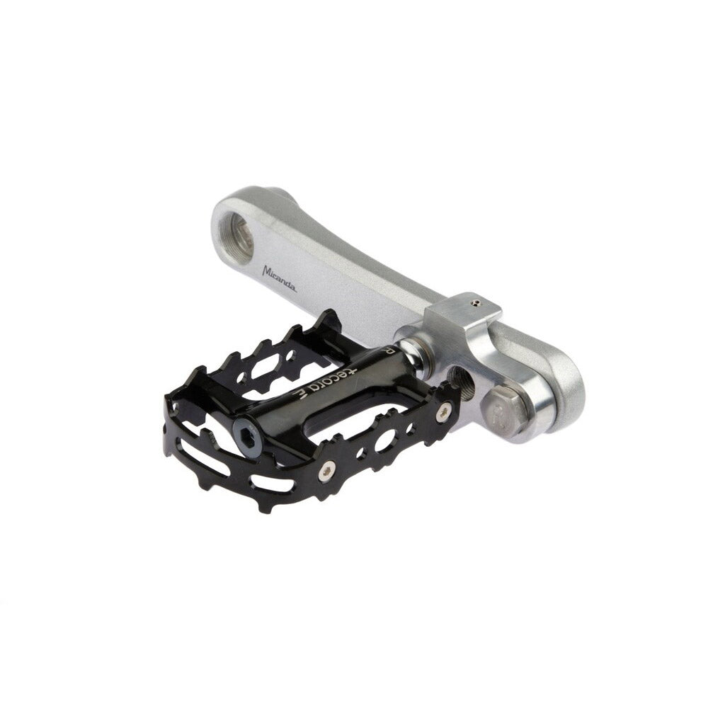 Mirage crankverkorters met rvs bouten aluminium t6 zilver