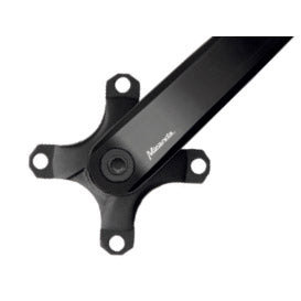 Miranda crankset Delta JIS voor Gates 170mm mat zwart