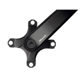 Miranda crankset Delta JIS voor Gates 170mm mat zwart