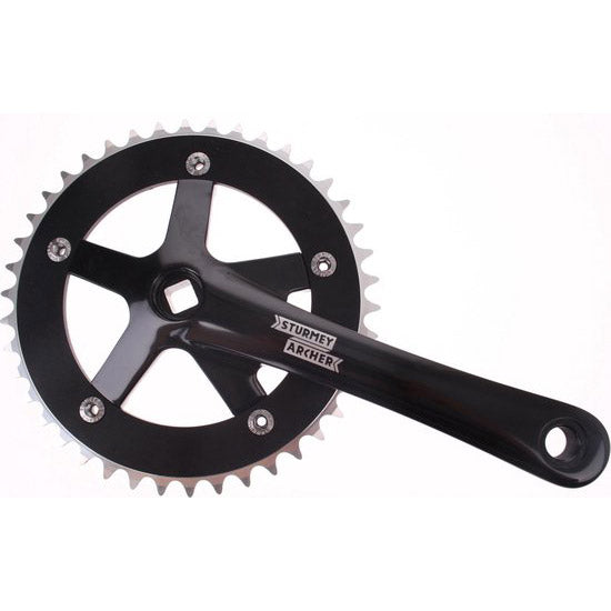 Sturmey archer crankstel zwart 1 8 42t 170mm fct22 (sa)