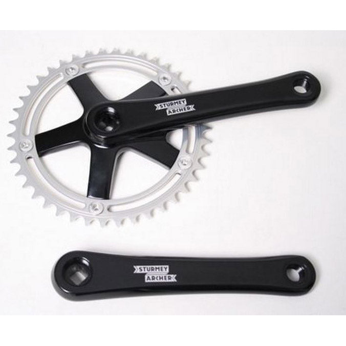Sturmey archer crankstel zwart 42t 170mm fct62 (sa)