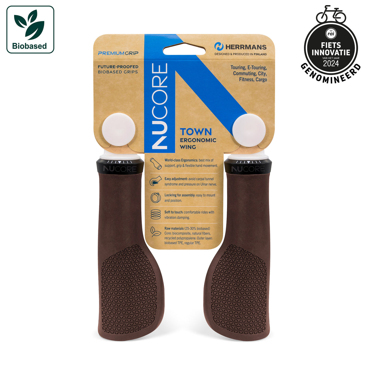 Sturmeyarcher herrmans handvatset nucore town peak 130 130mm bruin