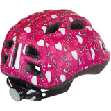 Polisport juniGoud fietshelm s 52-56cm love met led licht
