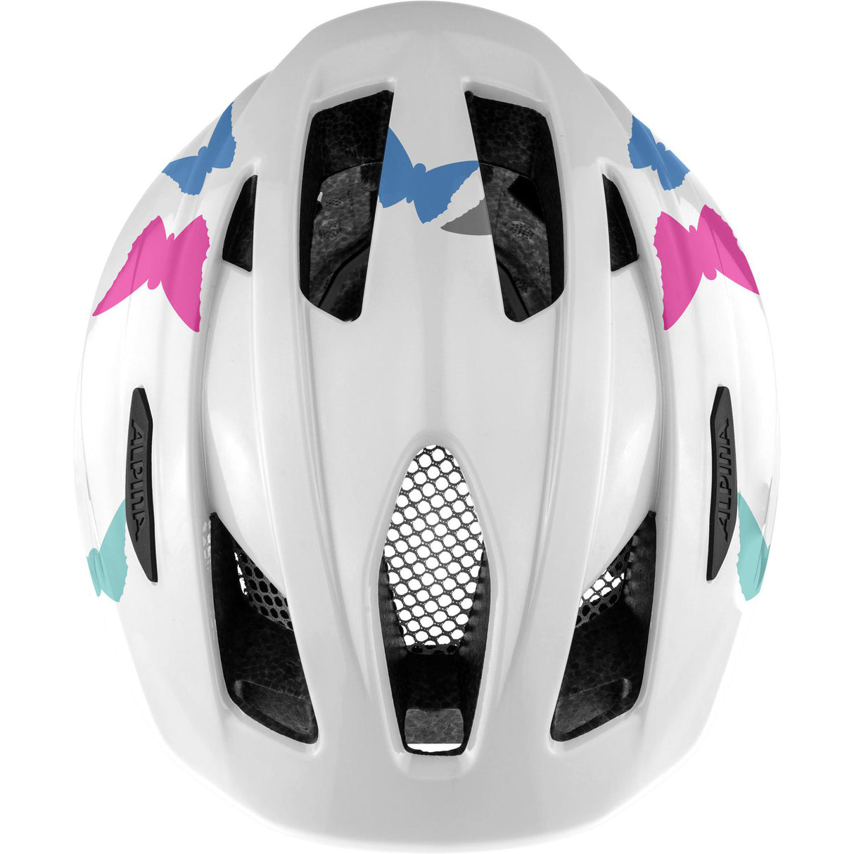 Olympic sportswear alpina sports kinderhelm pico pearlwhite butterflies 50-55