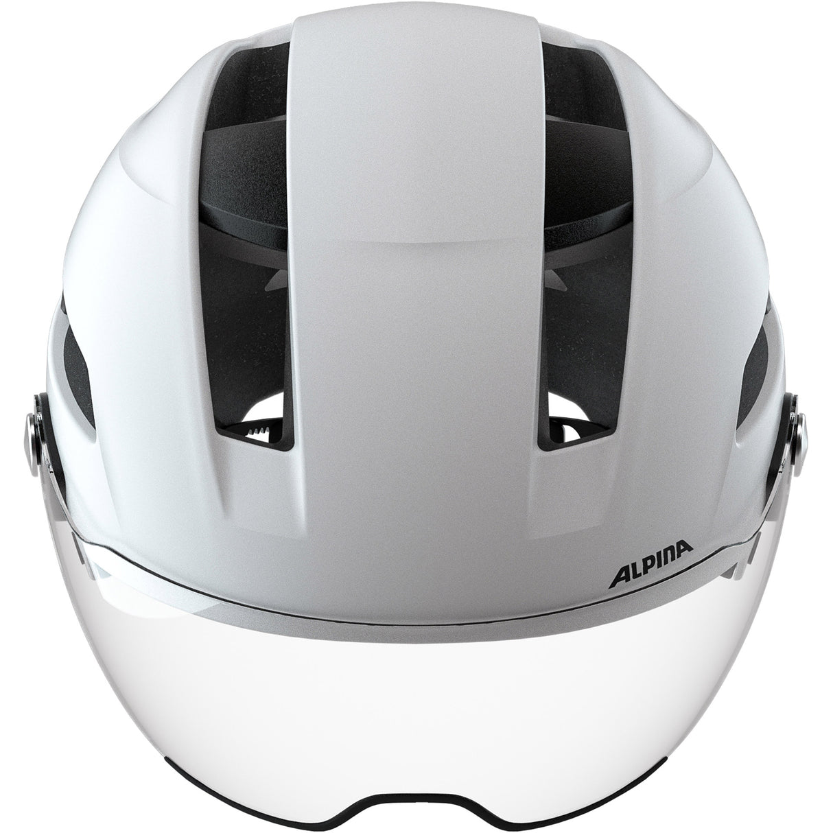 Olympic sportswear alpina sports urban helm soho visor 51-56 mat wit