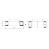 Marwi union kogellager max cb-453 6902v llu 15x28x7