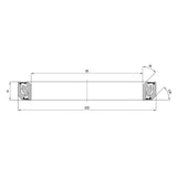Marwi union balhoofdlager cb-715 30,15x41,0x7 36� 45�