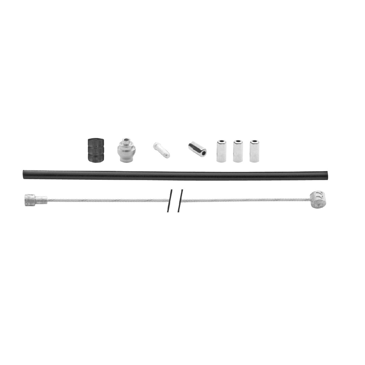 remkabel universeel set 1800 2350 mm zwart zilver
