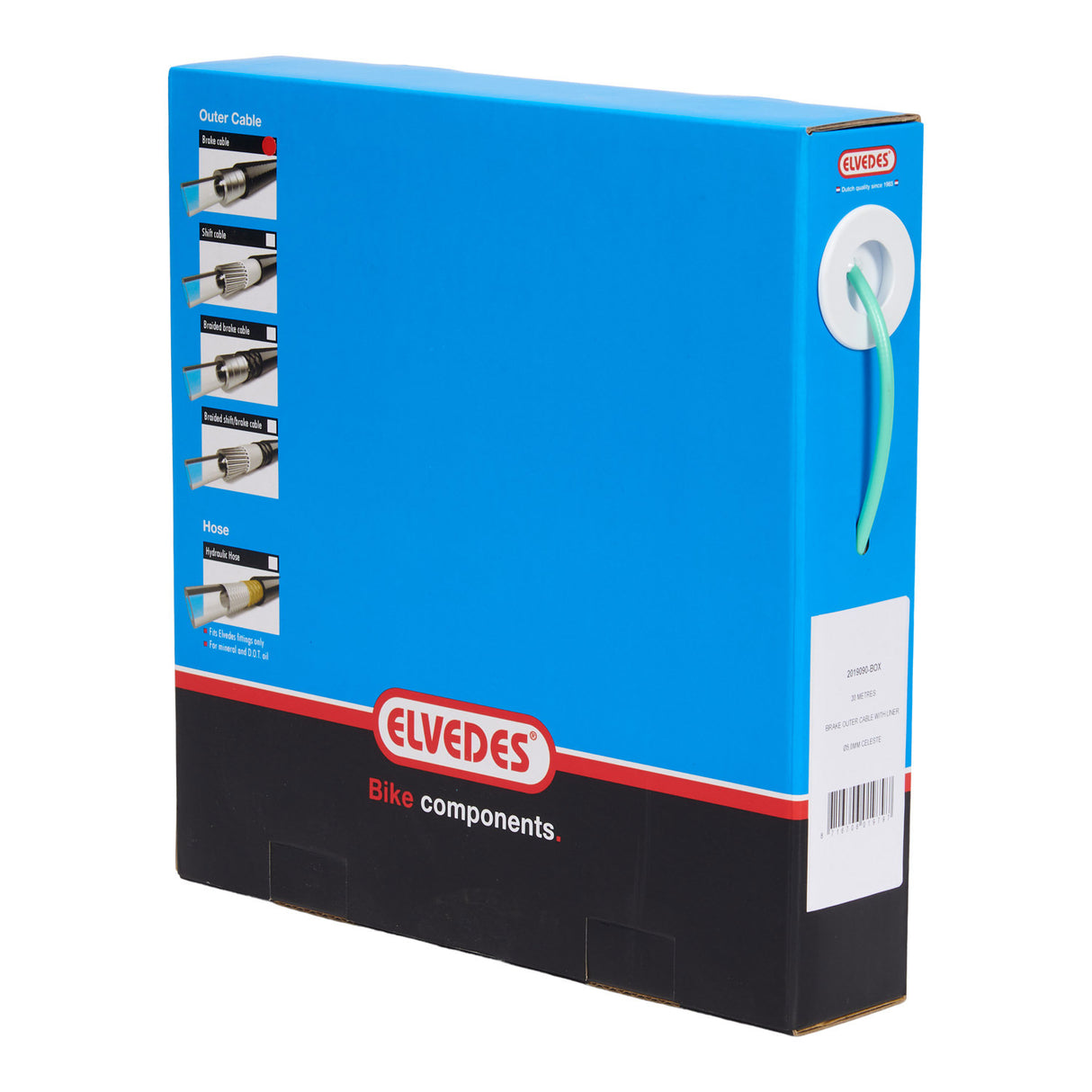 Rem buitenkabel met uitvoering 30 meter Ø5,0mm -
