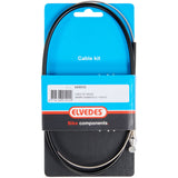 Elvedes remkabelkit t-nippel 540mm 900mm RVS zwart