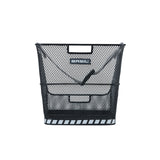 Basil Class - schooltas fietsmand - achterop - zwart